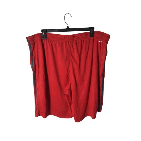 Adidas Shorts Men's Size 3XL Red Black Climalite Essential Basketball Sports NEW - Picture 2 of 7